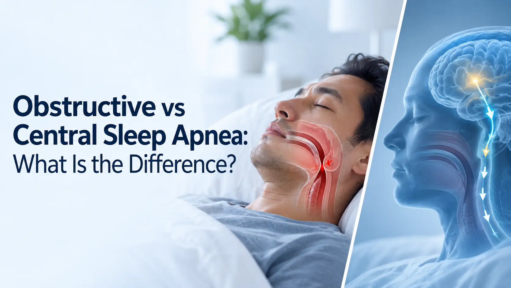 Obstructive vs Central Sleep Apnea: What Is the Difference?